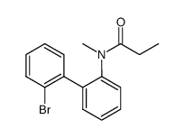 N-(2'-bromobiphenyl-2-yl)-N-methylpropanamide Structure