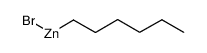1-hexylzinc bromide Structure