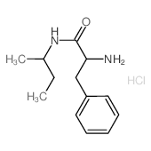 2-Amino-N-(sec-butyl)-3-phenylpropanamide hydrochloride结构式