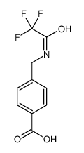 4-[[(2,2,2-trifluoroacetyl)amino]methyl]benzoic acid Structure