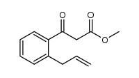 methyl 3-(2-allylphenyl)-3-oxopropanoate Structure