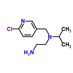 N-[(6-Chloro-3-pyridinyl)methyl]-N-isopropyl-1,2-ethanediamine Structure