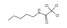 N-Pentyl-2,2,2-trichloroacetamide结构式