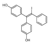 1,1-bis(4-hydroxyphenyl)-2-iodo-2-phenylethylene Structure