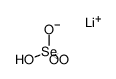 lithium hydrogen selenate Structure