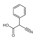 2-cyano-2-phenylacetic acid Structure