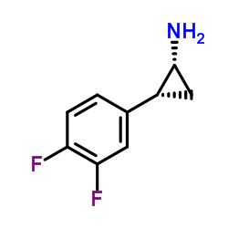 (1R,2R)-2-(3,4-Difluorophenyl)cyclopropanamine Structure