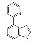 1H-Benzimidazole,4-(2-pyridinyl)-(9CI) Structure