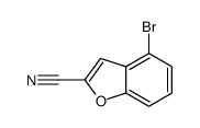4-bromo-1-benzofuran-2-carbonitrile Structure