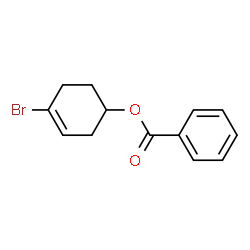 3-Cyclohexen-1-ol, 4-bromo-, 1-benzoate Structure
