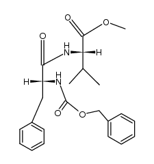 CARBOBENZYLOXY-L-PHENYLALANYL-L-VALINE METHYL ESTER Structure
