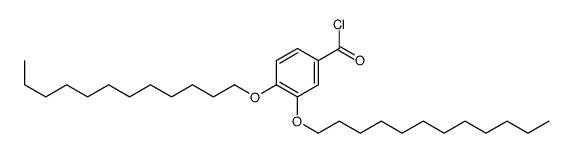 3,4-didodecoxybenzoyl chloride Structure
