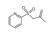 Pyridine,2-[(2-methyl-2-propenyl)sulfonyl]-(9CI)结构式
