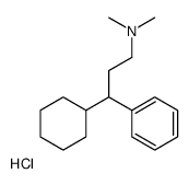 3-cyclohexyl-N,N-dimethyl-3-phenylpropan-1-amine,hydrochloride结构式