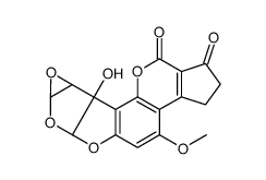 aflatoxin M1 8,9-epoxide Structure