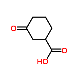 3-Oxocyclohexanecarboxylic acid Structure