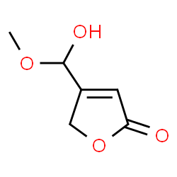 2(5H)-Furanone,4-(hydroxymethoxymethyl)-(9CI)结构式