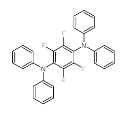 1,4-Benzenediamine,2,3,5,6-tetrafluoro-N1,N1,N4,N4-tetraphenyl-结构式