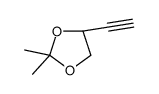 1,3-Dioxolane, 4-ethynyl-2,2-dimethyl-, (R)- (9CI)结构式