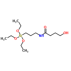 N-(3-三乙氧基甲硅烷基丙基)-4-羟基丁酰胺结构式