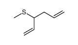 3-Methylthio-1,5-hexadiene Structure