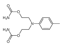 2,2'-(p-Tolylimino)diethanol dicarbamate Structure