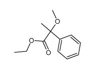 2-Methoxy-2-phenyl-propionic acid ethyl ester Structure