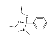α,α-diethoxy-N,N-dimethylbenzenemethanamine结构式