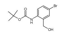 5-Bromo-2-N-Boc -Amino-Benzyl Alcohol Structure