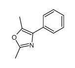 2-甲基-4-苯基-5-甲基噁唑结构式