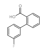 3-氟-联苯-2-羧酸结构式
