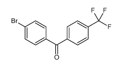 (4-bromophenyl)-[4-(trifluoromethyl)phenyl]methanone Structure