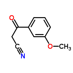 3-(3-Methoxyphenyl)-3-oxopropanenitrile Structure