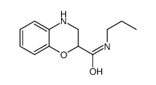 N-propyl-3,4-dihydro-2H-1,4-benzoxazine-2-carboxamide Structure
