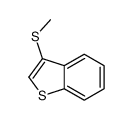 3-methylsulfanyl-1-benzothiophene结构式