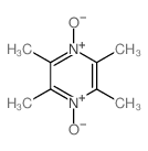 Pyrazine,2,3,5,6-tetramethyl-, 1,4-dioxide Structure