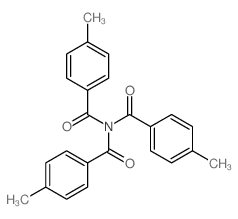 Benzamide,4-methyl-N,N-bis(4-methylbenzoyl)- Structure