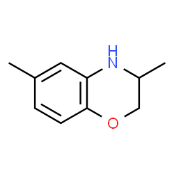 2H-1,4-benzoxazine, 3,4-dihydro-3,6-dimethyl- Structure
