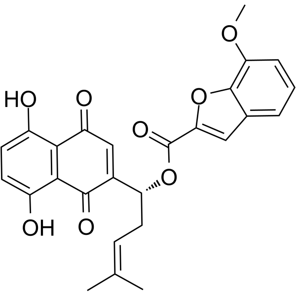 Tubulin inhibitor 25结构式