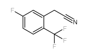 5-氟-2-(三氟甲基)苯乙腈结构式