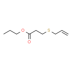 3-(Allylthio)propionic acid propyl ester Structure