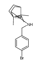 (4-bromophenyl)methyl-(4,7,7-trimethyl-3-bicyclo[2.2.1]heptanyl)azanium,bromide结构式