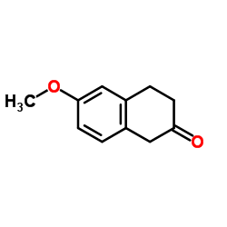 6-Methoxy-3,4-dihydronaphthalen-2(1H)-on Structure