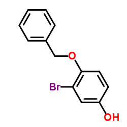 4-苄氧基-3-溴苯酚结构式