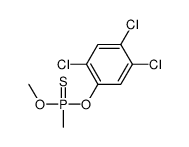 methoxy-methyl-sulfanylidene-(2,4,5-trichlorophenoxy)-λ5-phosphane结构式