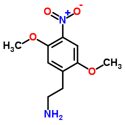 2,5-二甲氧基-4-硝基苯乙胺结构式