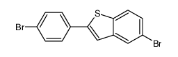 5-Bromo-2-(4-bromophenyl)-1-benzothiophene Structure