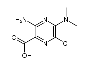 3-amino-6-chloro-5-dimethylamino-pyrazine-2-carboxylic acid结构式