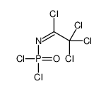 2,2,2-trichloro-N-dichlorophosphorylethanimidoyl chloride Structure
