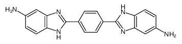 2,2'-(1,4-phenylene)bis(5-amino-1H-benzimidazol)结构式